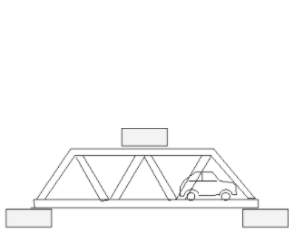 structural analysis drawing of bridge