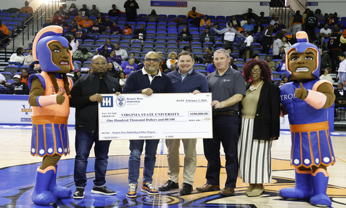 Virginia State University Receives $100,000 Commitment From Newport News Shipbuilding